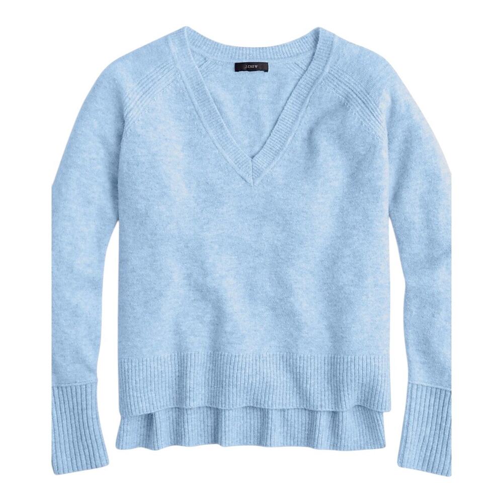 J. Crew Sweater Women Blue Wool Blend